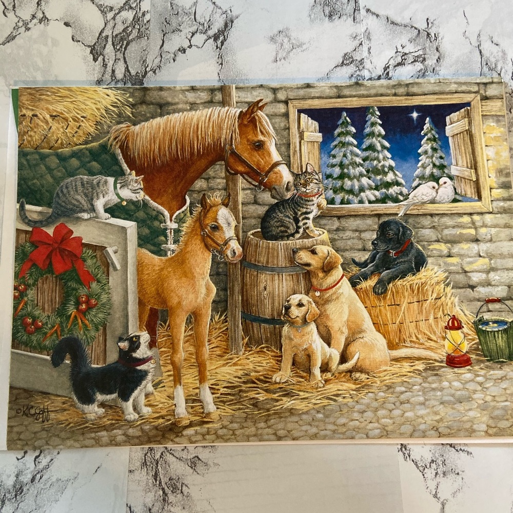 Christmas, Seasons Greeting & Holiday cards. Total of 60 cards - Picture 15 of 16